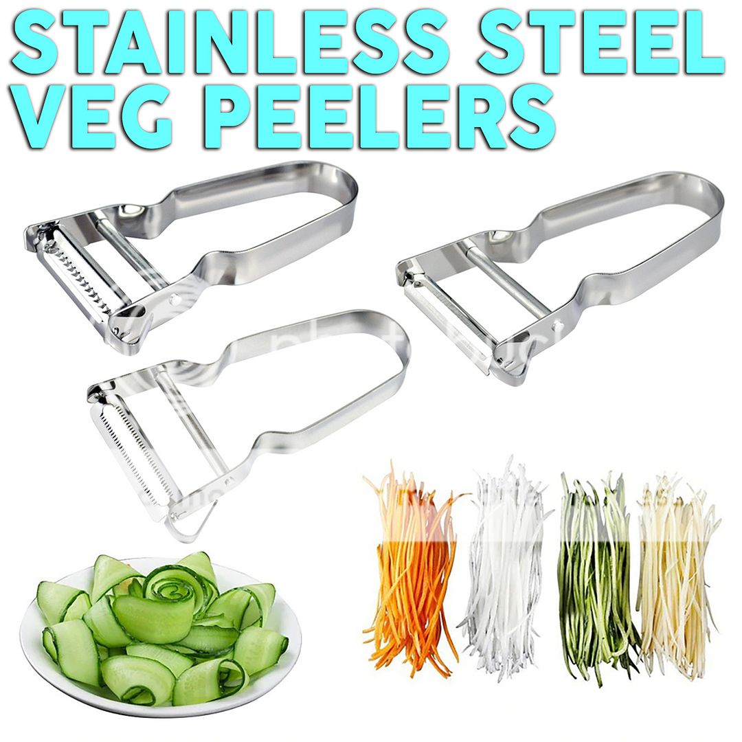 Stainless Steel Vegetable Julienne Peeler Slicer Hand Shredder Fruit
